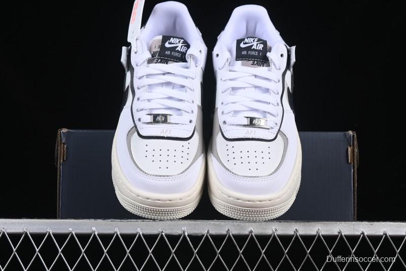 Nike Air Force 1 Shadow Low-Top Sneakers with Lightweight EVA Midsole and Anti-Slip RB Rubber Outsole - DZ1847-110