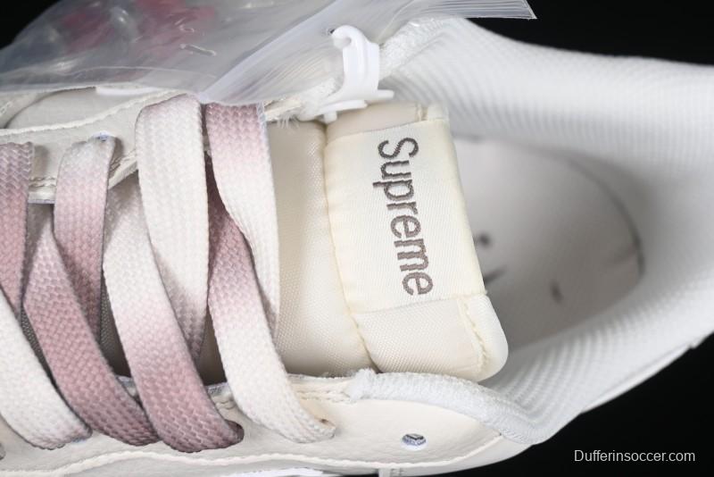 Nike Air Force 1 '07 Low Supreme Collaboration - Beige/Brown Colorway Low-Top Casual Sneakers BB7577-215