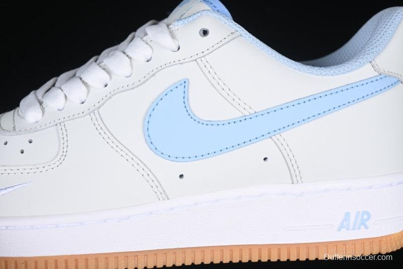 Nike Air Force 1 '07 Low Light Blue Casual Sneakers - 315122-102