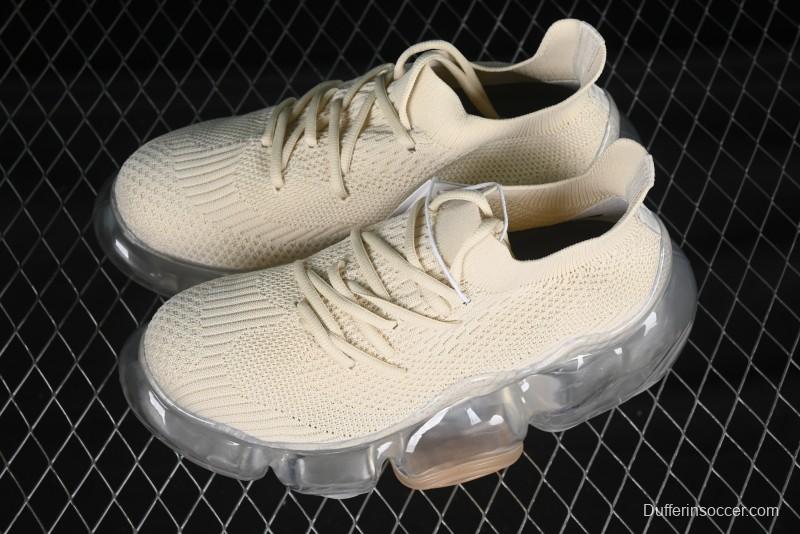 Grounds Big Bubble High Platform Sneakers in Cream White - AJE5