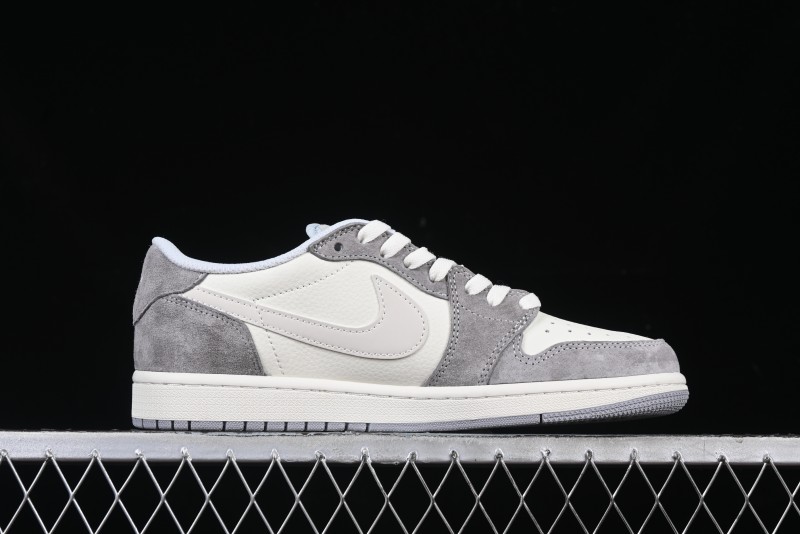 Nike Travis Scott x Fragment Design x Air Jordan 1 Low OG SP AJ1 Retro Casual Sneakers - DM7866-048