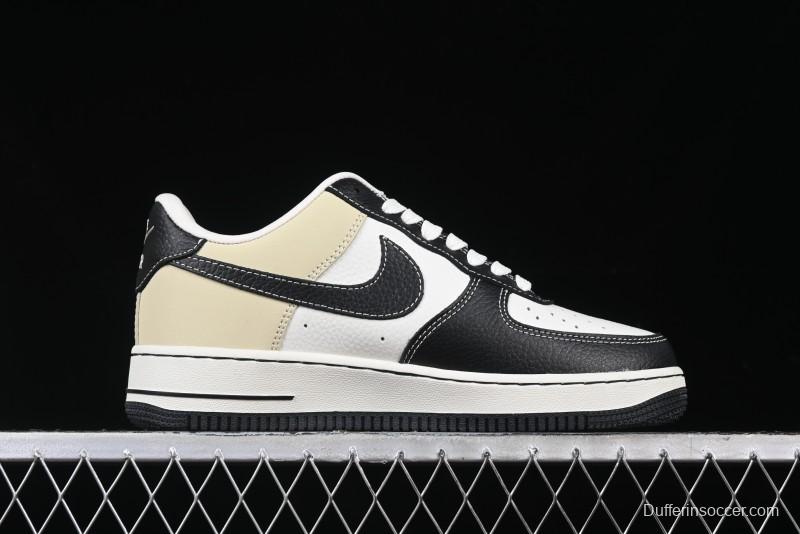 Nike Air Force 1 '07 Low The North Face Collaboration - Black Leather Low-Top Casual Sneakers - CH6336-513