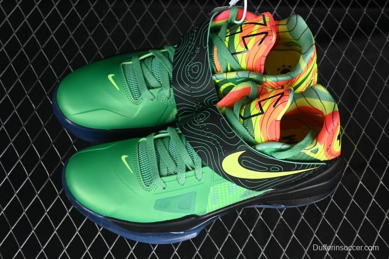 Nike KD 4 Weatherman All Star Basketball Shoes with Zoom Air Cushion and Adaptive Fit System - FN6247-300