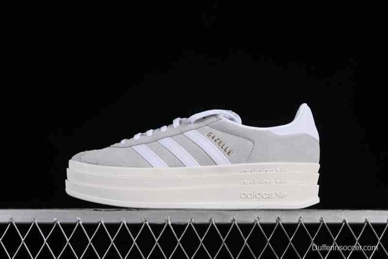Adidas Originals Gazelle Bold HQ6893 Low-Top Sneakers with Thick Sole for Casual Wear, Slip-Resistant and Durable
