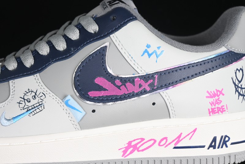 Nike Air Force 1 '07 Low "Jinkesi" League of Legends Series Jinx Custom Low-Top Casual Sneakers for Autumn Winter - XL2321-222