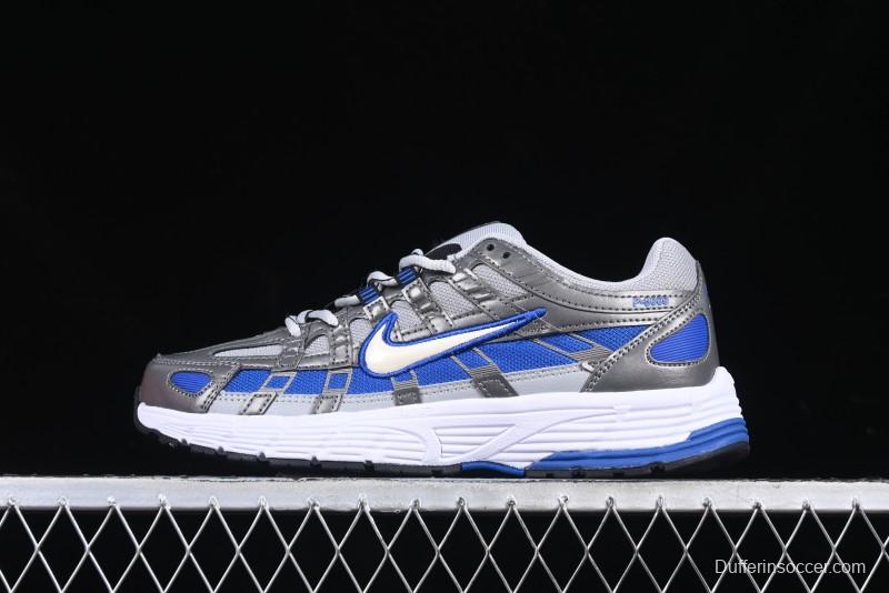 Nike P-6000 PRM Retro Casual Dad Shoes with Layered Design and Lightweight Construction - BV1021-006