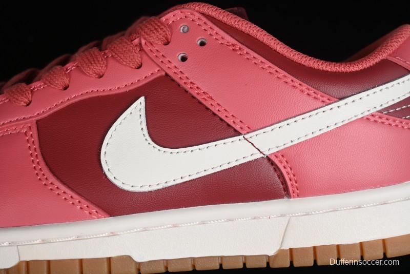 Nike Dunk Low SB Casual Sneakers in Strawberry Bear Colorway - DD1503-603