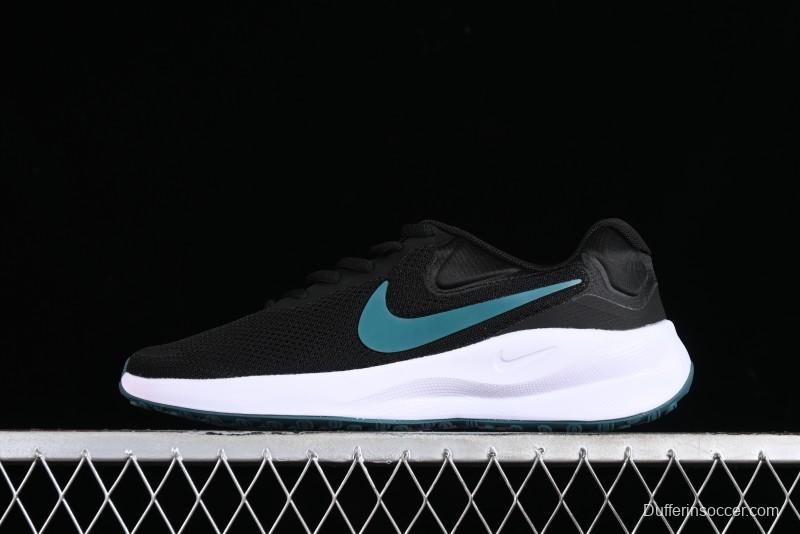 Nike Revolution 7 Wide Running Shoes with Breathable Mesh and Durable Cushioning - FB2207-004