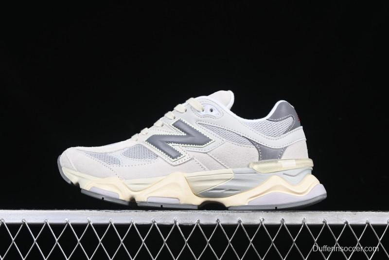 New Balance 9060 Retro Casual Running Shoes with ABZORB Cushioning - U9060LNY