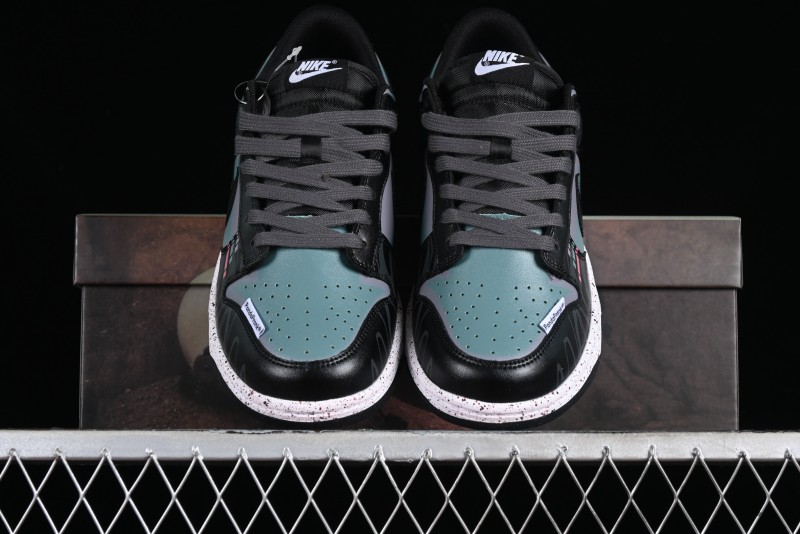 Nike Dunk Low Panda Prank Universe Exploration - Black Purple SB Strap Low Top Casual Skate Shoes - DV0831-002