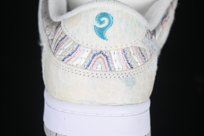 Nike Dunk Low CNY Year of the Dragon Limited Edition New Chinese Style Custom Steam Puppet - Third Prince White Aobing SB Low-top Casual Sneakers - DV0831-101