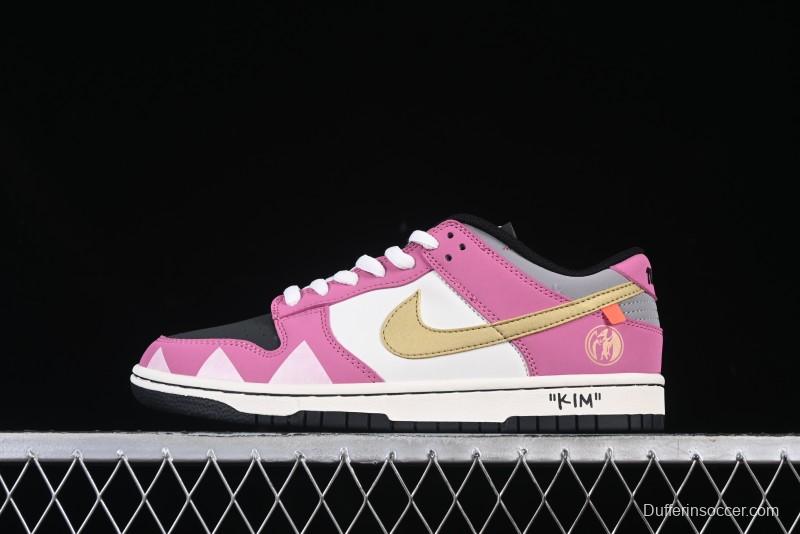 Nike SB Dunk Low Power Rangers Pterodactyl Colorway Anniversary Custom Low-Top Casual Skate Shoes - ZZ1998-002