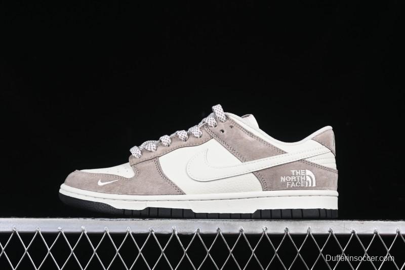 Nike SB Dunk Low The North Face Collaboration Anniversary High-End Custom Low-Top Casual Skate Shoes - DJ2024-063