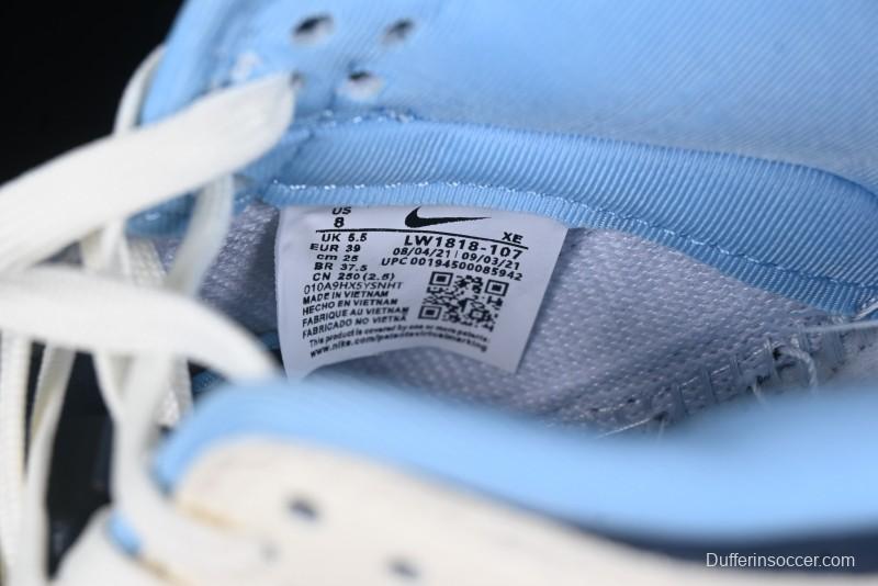 Nike SB Dunk Low Lightning Collaboration - Light Blue Swoosh Anniversary Custom Low-Top Casual Skate Shoes - LW1818-107