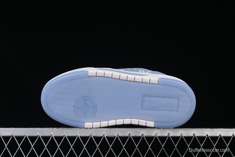 New York Yankees Chunky Liner Mid Denim Monogram Platform Sandals - 3ASXD065N50BLS