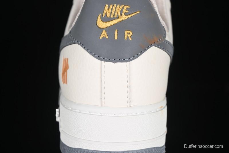 Nike Air Force 1 '07 Low UN Collaboration Beige Grey Metal Tag Casual Sneakers - DF0188-023