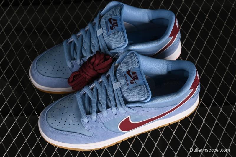 Nike SB Dunk Low "Phillies" Suede Casual Skate Shoes - DQ4040-400