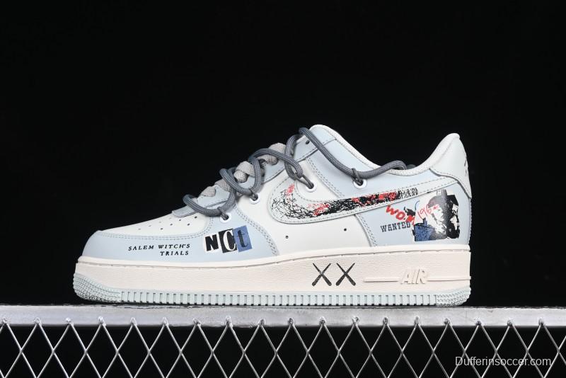 Nike Air Force 1'07 Low "Entertainment Magazine" Casual Sneakers - KS6896-222