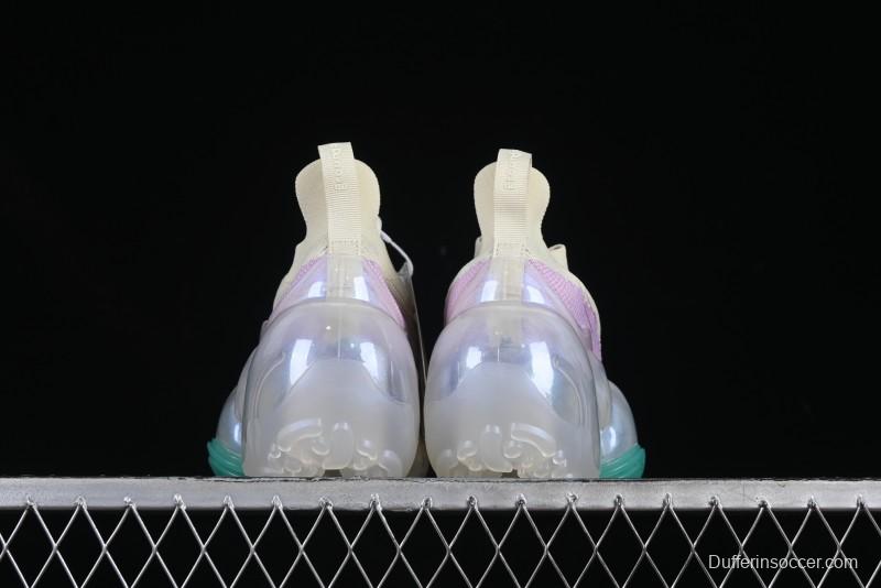 Grounds Big Bubble High Platform Sneakers in Cream Lilac - AJE5