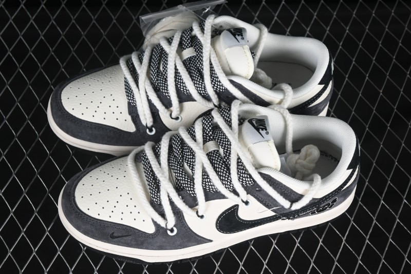 Nike SB Dunk Low Kaws Collaboration Strap Pig VIII Black Hook Anniversary High-End Custom Low-Top Casual Sneakers - YX5066-246