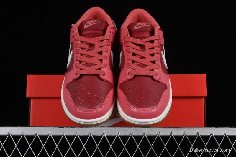 Nike Dunk Low SB Casual Sneakers in Strawberry Bear Colorway - DD1503-603