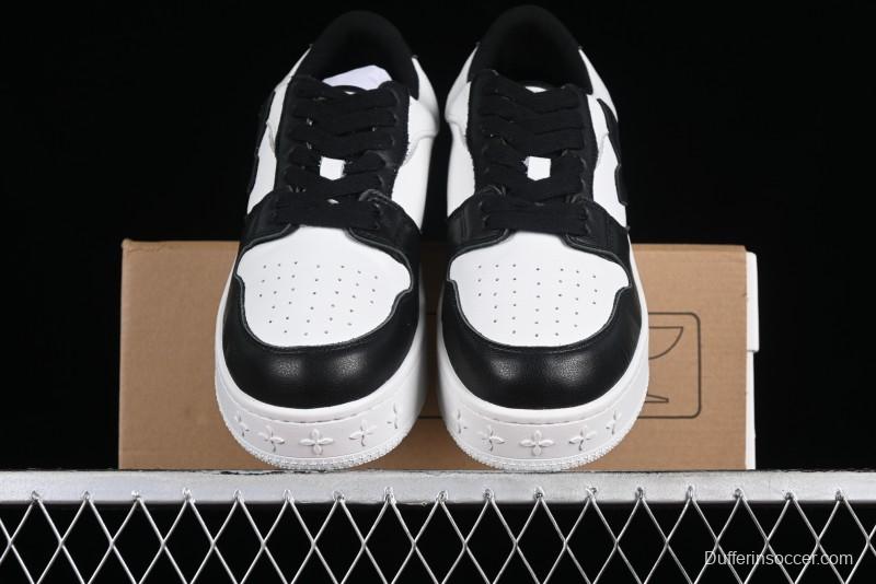 SMFK Comfortable Chunky Sole White Sneakers - T.D4