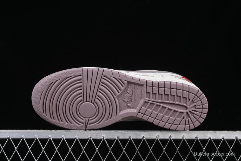 Nike SB Dunk Low Supreme x The North Face Low-Top Casual Skate Shoes - BM0234-507