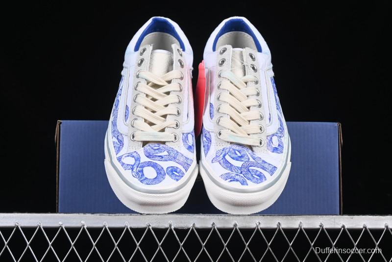 Vans Old Skool Year of the Snake Limited Edition Low-Top Casual Skate Shoes - VN000D57CDA