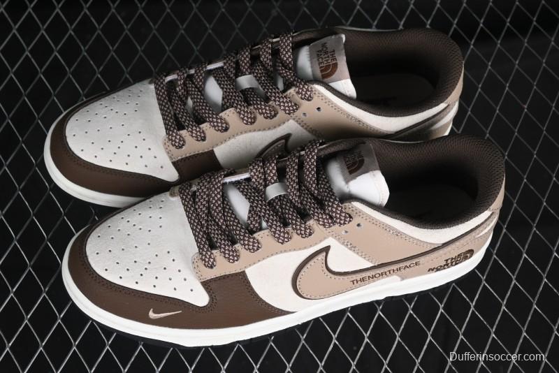 Nike SB Dunk Low The North Face Year of the Snake Collaboration Subtitle Brown Hook Anniversary High-End Custom Low-Top Casual Skate Shoes - DJ2024-090