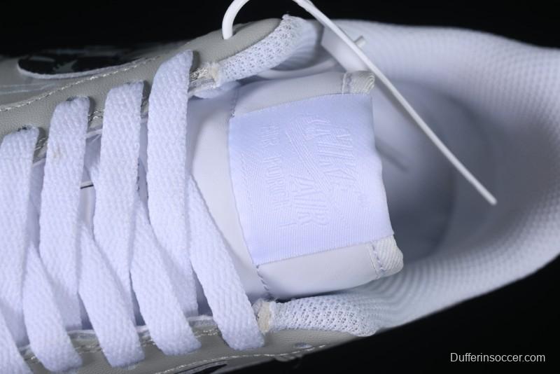 Nike Air Force 1 '07 Low Shadow Knight Grey White Black Casual Sneakers - CW2288-111