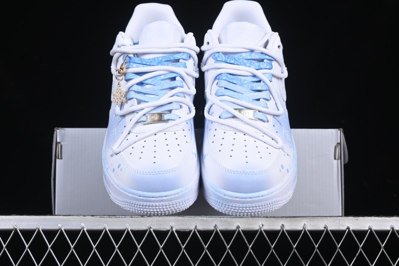 Nike Air Force 1 '07 Low Snow Tie-Dye Casual Sneakers with Lace-Up Closure - ZH0316-057