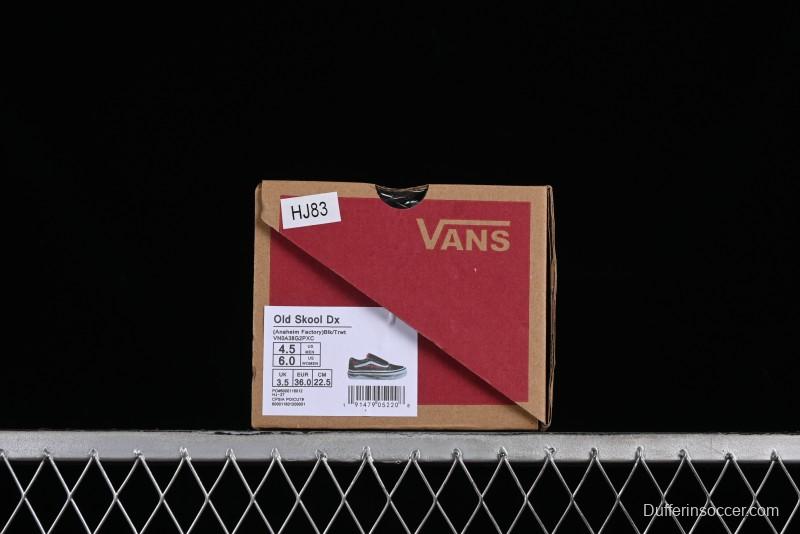 Vans Old Skool 36 DX Anaheim Collection Checkered Low-Top Canvas Sneakers - VN0A38G2PXC