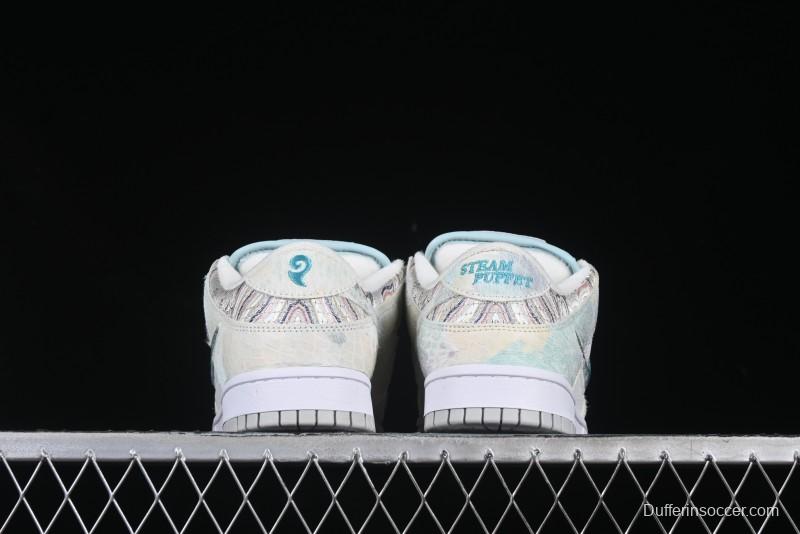 Nike Dunk Low CNY Year of the Dragon Limited Edition New Chinese Style Custom Steam Puppet - Third Prince White Aobing SB Low-top Casual Sneakers - DV0831-101