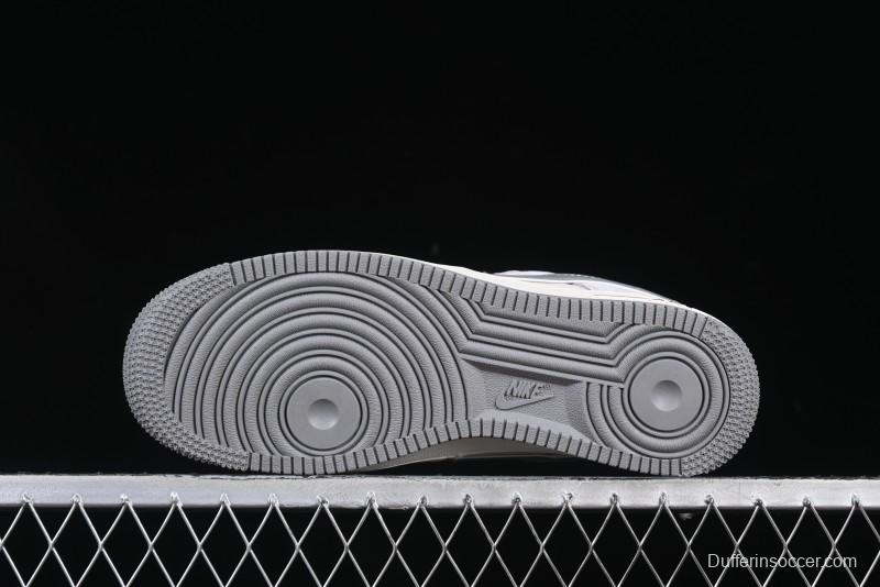 Nike Air Force 1 '07 Low The North Face Collaboration Grey Pigskin Grey Sole Low-Top Casual Sneakers - XZ6188-915