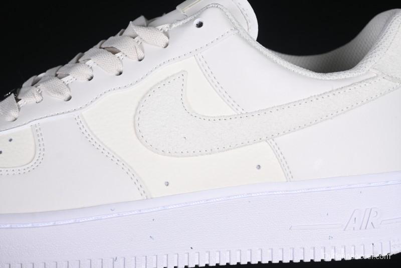 Nike Air Force 1 Low "Triple White Beige" Sneakers