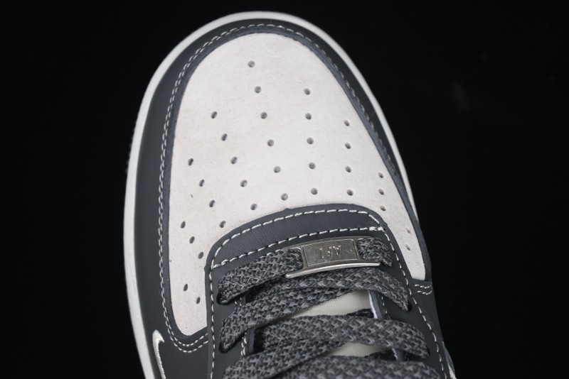 Nike Air Force 1'07 Low Stussy Collaboration Star Dust Grey Low-Top Casual Sneakers - XZ6188-229
