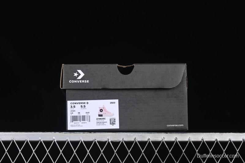 Converse Chuck 70 High Top Platform Sneakers in Pink Color Block Design - A14825C