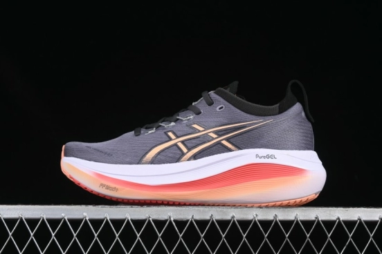 Asics Gel-Nimbus 27 Retro Breathable Casual Shoes with Cushioning for Men - 1011B958-021