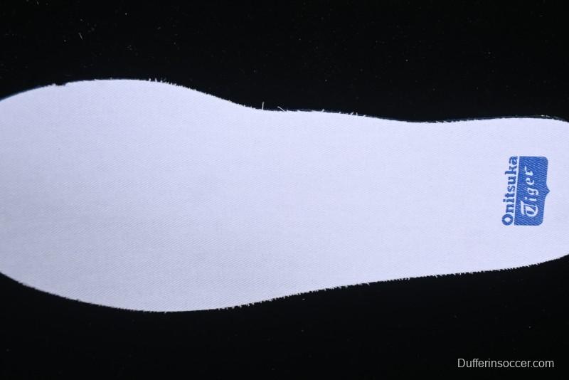 Onitsuka Tiger Vintage Runner Sneakers - White/Grey with Blue & Red Accents