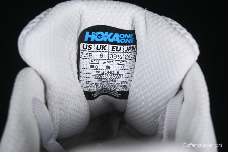 HOKA ONE ONE Bondi 9 Knit Lightweight Casual Running Shoes - 1162012 CYWH