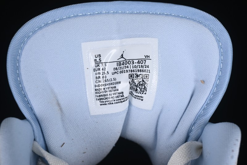 Nike Air Jordan 1 Low "Hydrogen Blue" Casual Sneakers with Retro Design - IB4003-407