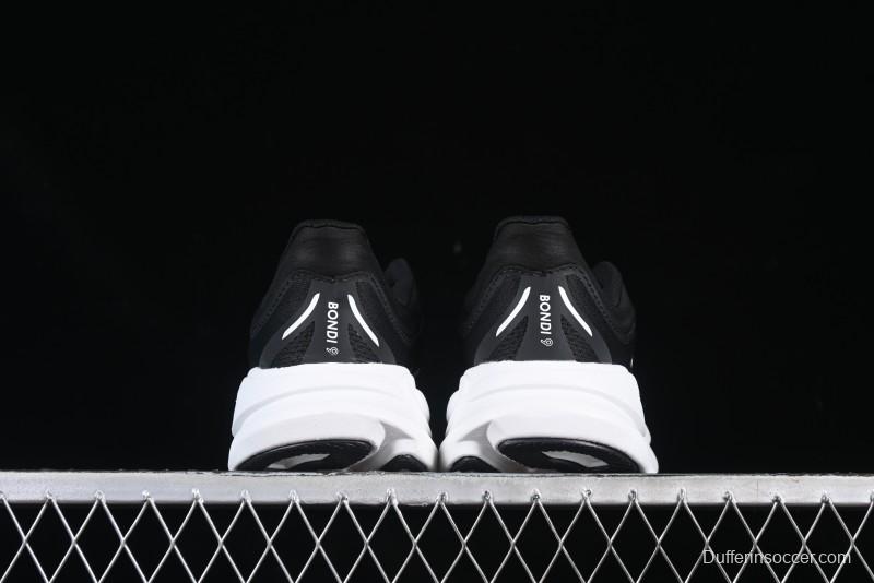 HOKA ONE ONE Bondi 9 Knit Lightweight Casual Running Shoes - 1162012 BWHT