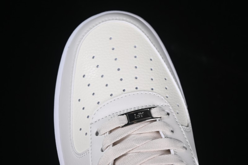 Nike Air Force 1 Low "Triple White Beige" Sneakers