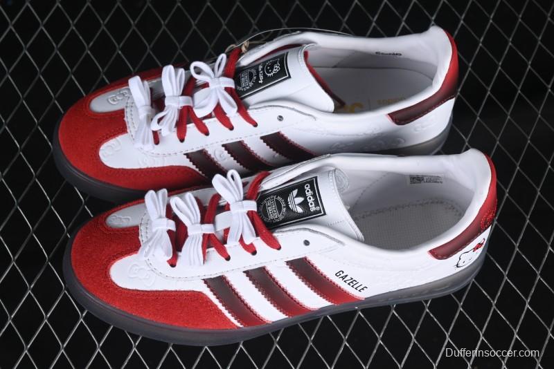 Adidas Originals Gazelle Indoor II Retro Casual Slip-Resistant Wear-Resistant Low-Top Sneakers - II0013