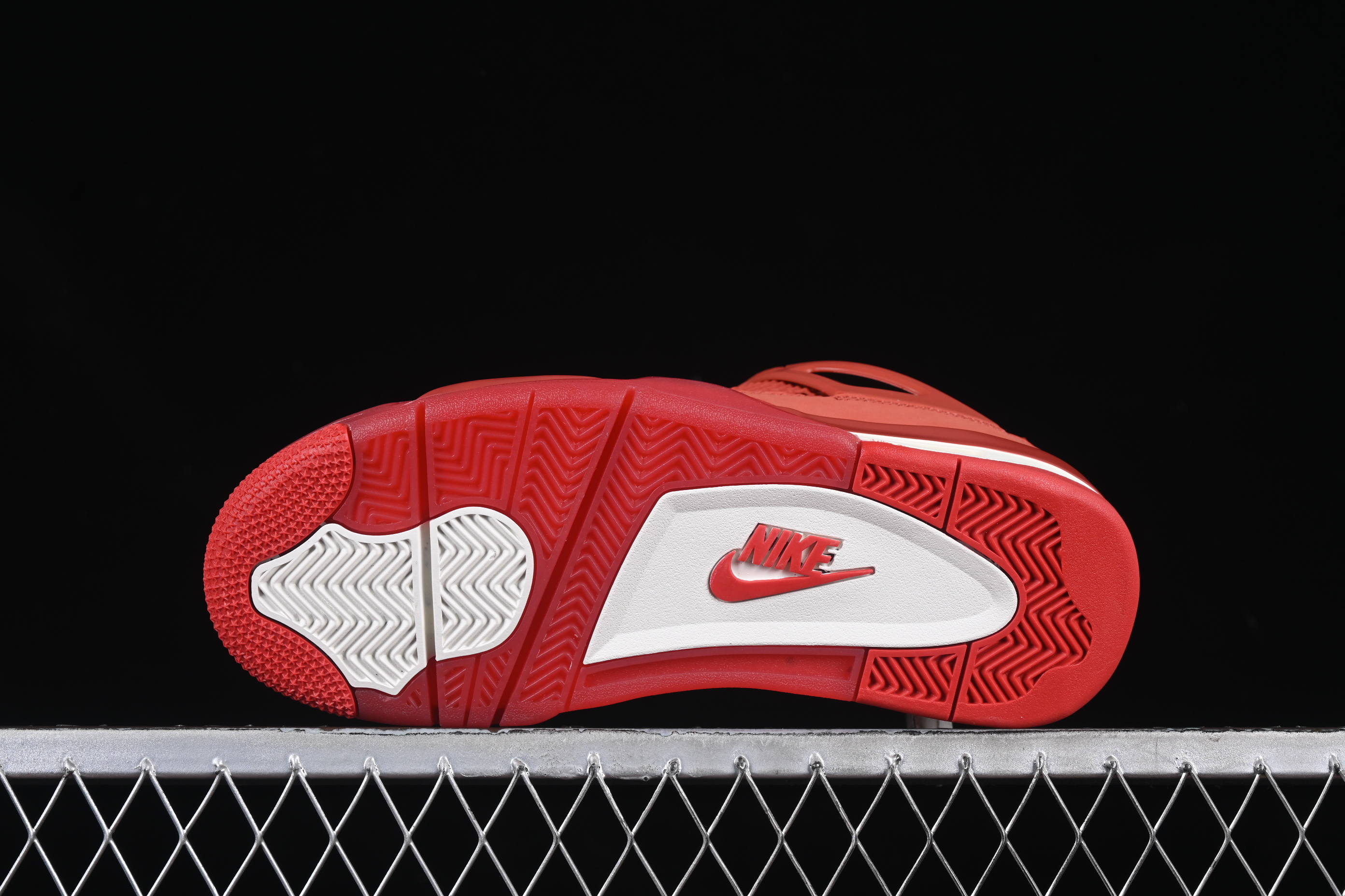 Nike Air Jordan 4 Retro OG "Brick By Brick" High-Top Sneakers with Suede and Leather Upper - HF4340-800