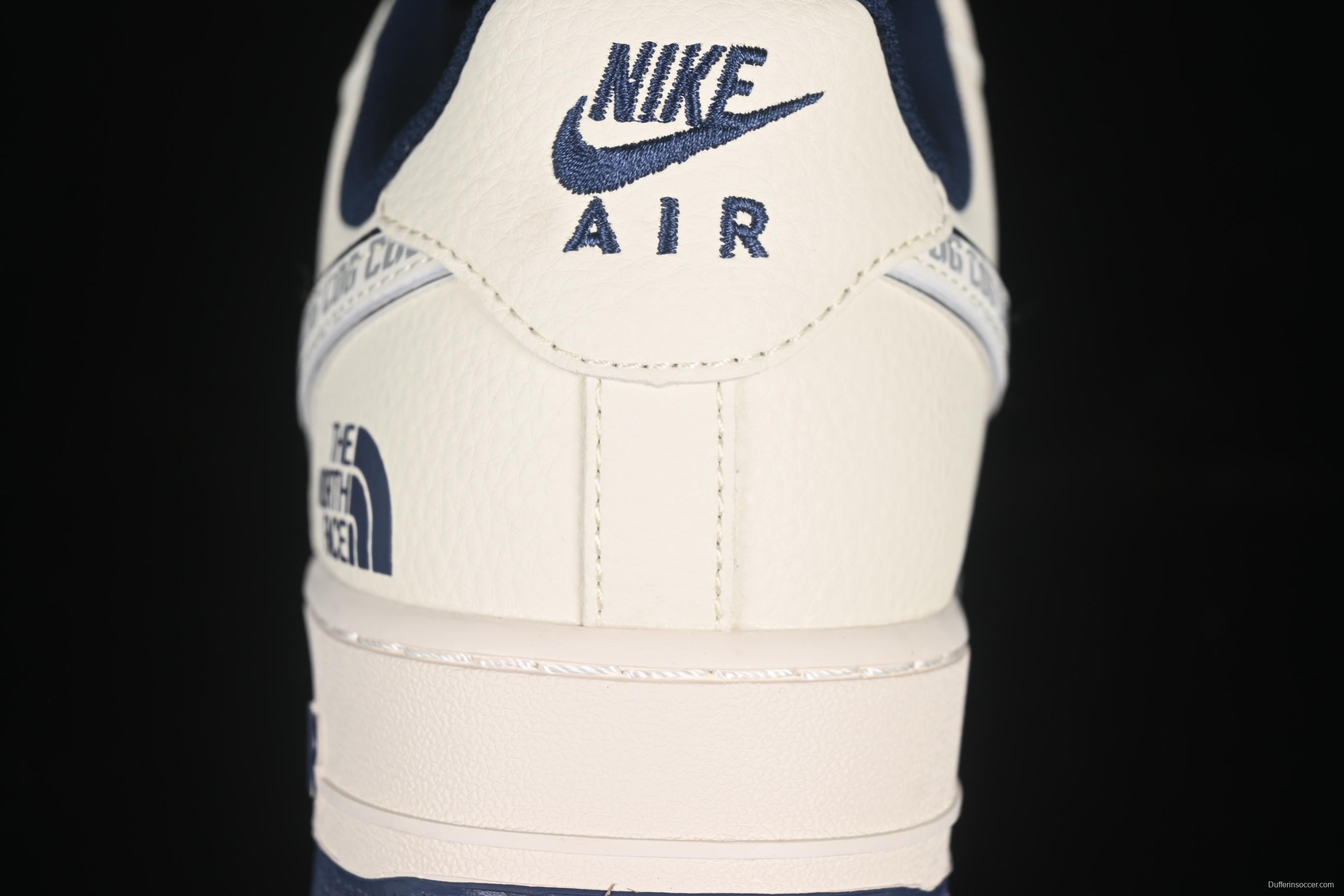 Nike Air Force 1'07 Low The North Face x Comme des Garçons Dark Blue Casual Sneakers - HH7518-075