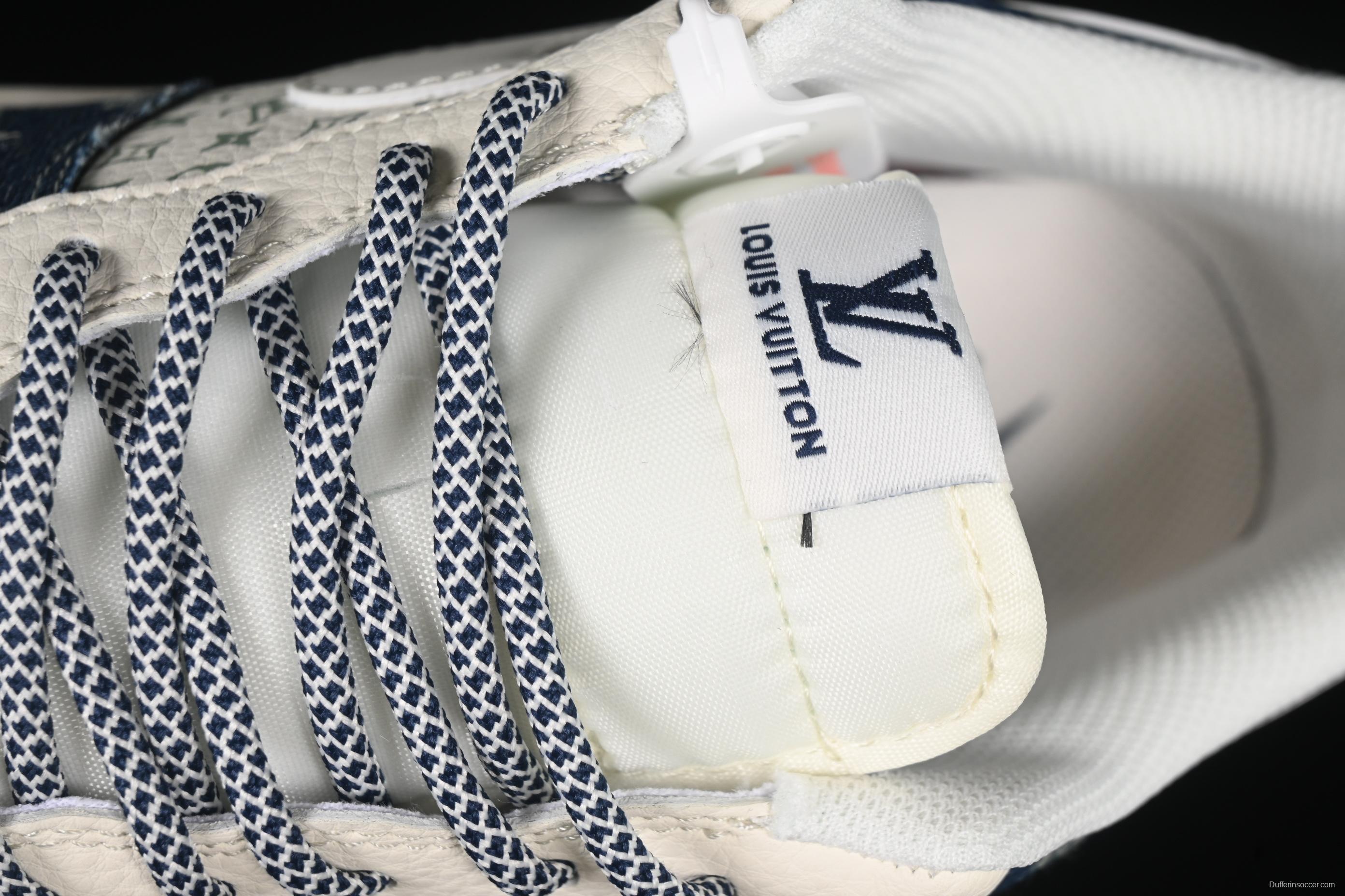 Nike Air Force 1 '07 Low LV Collaboration Dual-Tone Denim Casual Sneakers - YX5066-318