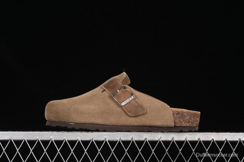 Birkenstock Arizona Soft Footbed Sandals with Suede Leather and Lambswool Lining - G.D4