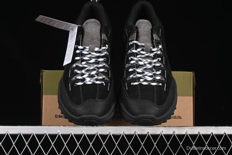 Keen Jasper Rocks SP Urban Series Retro Low-Top Lace-Up Outdoor Camping Hiking Mountaineering Training Shoes - 1025169Black