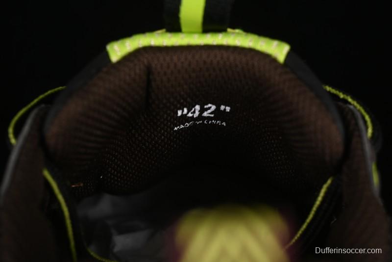 Off-White Be Right Low-Top Lifestyle Sneakers in Black Green - X.E5